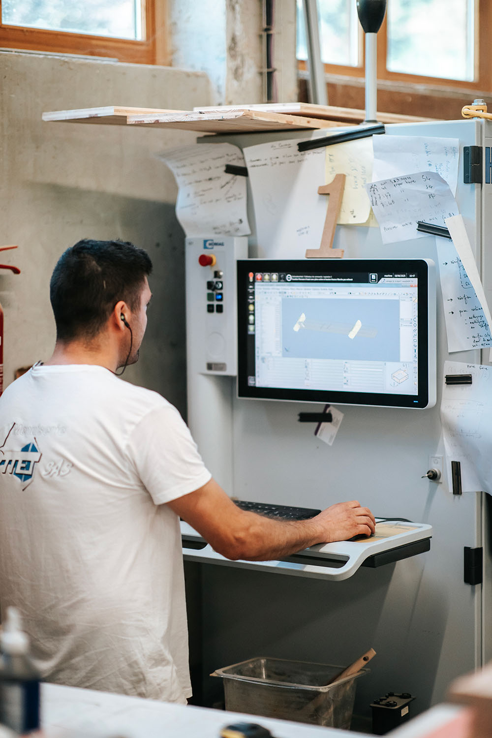 Machine pour la commande