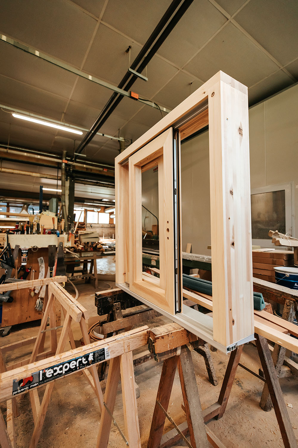 Fabrication de coulissant à Ecole dans les Bauges