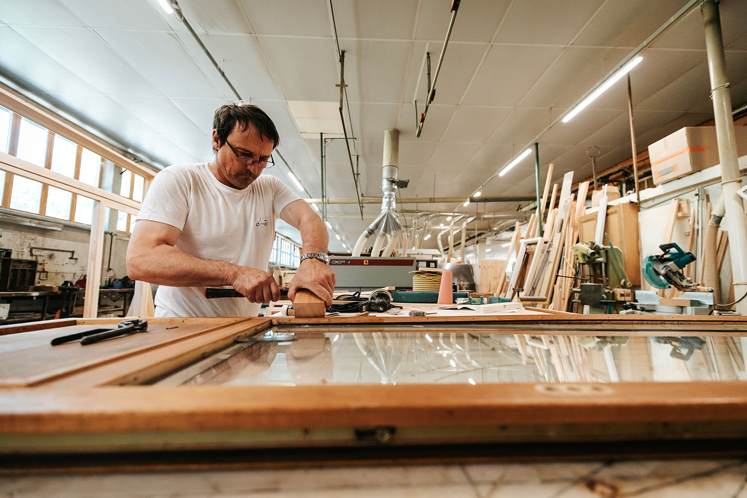 Atelier de menuiserie en Savoie